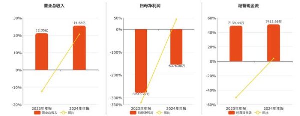 久日新材(688199.SH)：2024年年报净利润为-5376.08万元